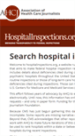 Mobile Screenshot of hospitalinspections.org